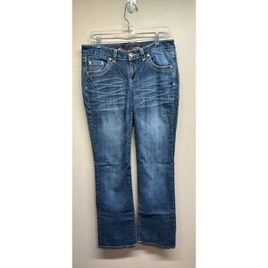 PhilanthropyJeans Bootcut Embellished‎ Pockets Medium Wash Denim Size 32/14